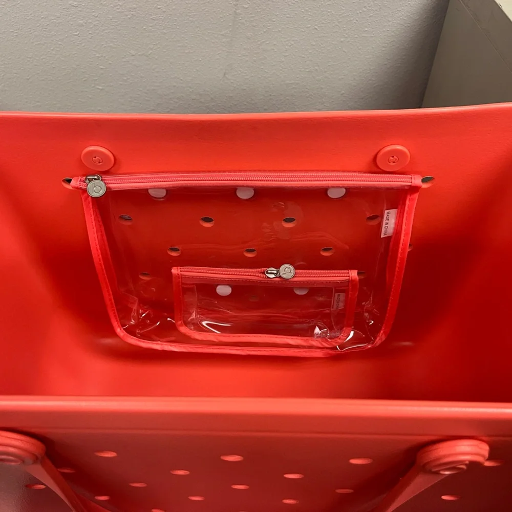 BOGG BAG Coral Tote Set with Perforated Design - Picture 5 of 14